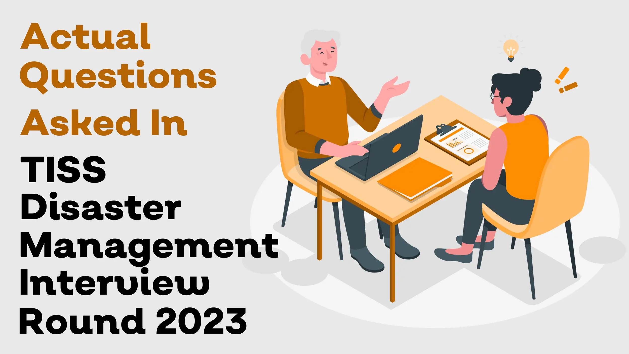 disaster management interview